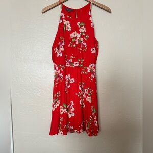 Red Floral Dress Size M